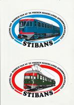 STIBANS STICKERS DIESEL BLAUWE ENGEL ELECTRISCH STROOMLIJN, Ophalen of Verzenden, Zo goed als nieuw, Trein