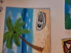 Schilderij beach, Antiek en Kunst, Ophalen of Verzenden