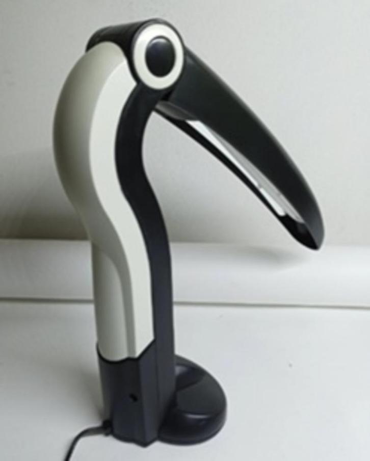 Leuke vintage / design Toucan tafellamp uit de jaren 80., Huis en Inrichting, Lampen | Tafellampen, Zo goed als nieuw, Minder dan 50 cm