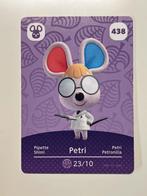 Nintendo Animal Crossing Cards - Series 5 - card 438 Petri, Spelcomputers en Games, Games | Nintendo Switch, 1 speler, Ophalen of Verzenden