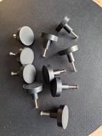 10 zwarte kastdeur/ lade knoppen, Ophalen of Verzenden, Zo goed als nieuw