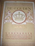 gedenkboek "de gouden kroon", Verzamelen, Koninklijk Huis en Royalty, Ophalen of Verzenden, Zo goed als nieuw, Tijdschrift of Boek