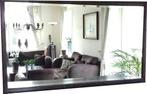 Geslepen spiegel met teak houten omlijsting, Huis en Inrichting, Woonaccessoires | Spiegels, Gebruikt, 100 tot 150 cm, 125 cm of meer