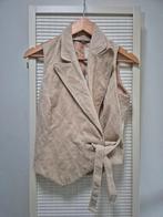 Erny van Reijmersdal Gilet Suede, Beige, Nieuw, Ophalen of Verzenden, Maat 36 (S)