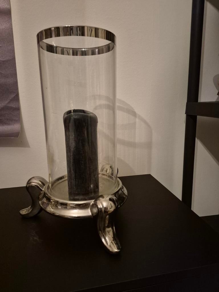 Baroque windlichten grote  kandelaars 2 stuks barok stolp, Huis en Inrichting, Ophalen