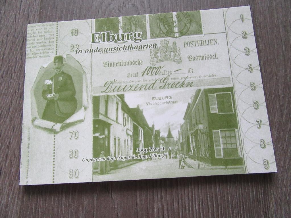 ELBURG: boek vol foto's van oude ansichtkaarten, Boeken, Verzenden, Zo goed als nieuw