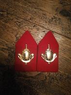 Nulli cedo Kraagspiegels, Verzamelen, Ophalen of Verzenden, Landmacht, Nederland, Embleem of Badge