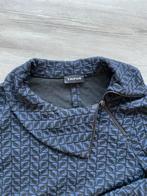Taifun Tricot Jurk Maat 42 Blauw/Zwart, Kleding | Dames, Jurken, Blauw, Maat 42/44 (L), Ophalen of Verzenden, Zo goed als nieuw