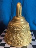 Antieke koperen bel met evangelist symbolen, Antiek en Kunst, Ophalen of Verzenden, Koper