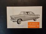 Ford CONSUL ’59 brochure folder origineel NL, Ophalen of Verzenden, Gelezen, Ford