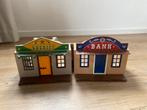 Playmobil Bank & Sherriff Gebouw, Ophalen of Verzenden, Gebruikt, Los playmobil