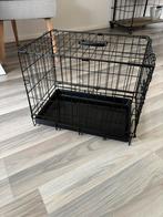 Kleine zwart metalen bench, Ophalen, Zo goed als nieuw