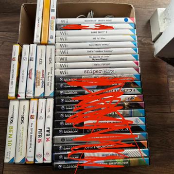 Nintendo Wii en DS spellen beschikbaar voor biedingen