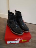 Veterlaarsjes S. Oliver, Kleding | Dames, Schoenen, Blauw, Lage of Enkellaarzen, Ophalen of Verzenden, Zo goed als nieuw