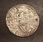 Daalder 30 stuiver utrecht 1686 zilver provinciaal zeldzaam, Vóór koninkrijk, Zilver, Losse munt, Overige waardes