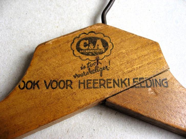 Kleerhanger C&A, ook voor heerenkleding, jaren 30, Antiek en Kunst, Curiosa en Brocante, Ophalen of Verzenden