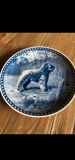 Porselein Bouvier des Flandres bord LEKVEN, Ophalen