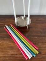 Lange 12mm kaarsen voor Nagel BMF modulaire kandelaarset, Overige materialen, 25 tot 50 cm, Ophalen of Verzenden, Zo goed als nieuw