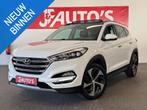 Hyundai Tucson 1.6 T-GDi Premium 4WD NAVIGATIE/CAMERA, CRUIS, Lichtsensor, Gebruikt, 4 cilinders, Wit