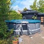 Zwembad (488x122), Tuin en Terras, Ophalen, Zo goed als nieuw, Rond, 300 cm of meer