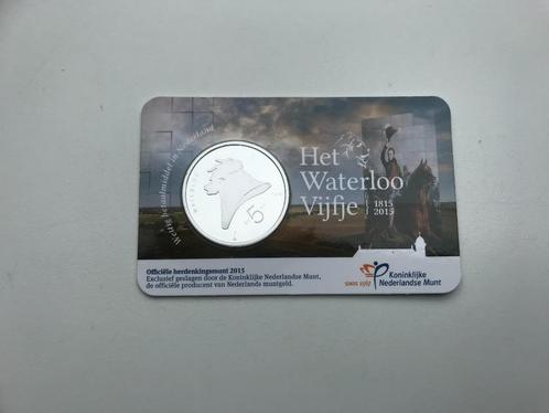 Nederland Het Waterloo vijfje Coincard 2015, Postzegels en Munten, Munten | Europa | Euromunten, Setje, 5 euro, Overige landen