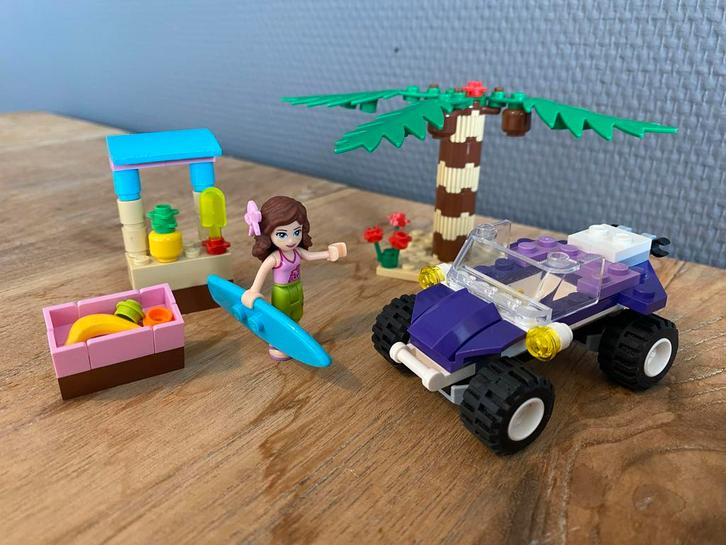 Lego Friends 41010 Olivia's Strandbuggy, Kinderen en Baby's, Speelgoed | Duplo en Lego, Gebruikt, Lego, Complete set, Ophalen of Verzenden