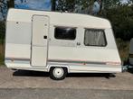Nette caravan Gruau espace37-ot met voortent en luivel, Overige merken, Standaardzit, 75 kg, Omvormbare zithoek