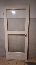 Binnendeur met glas - 87.5x201 cm, Ophalen, Gebruikt, Binnendeur, Glas