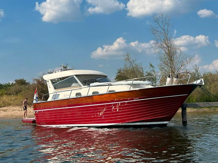 Apreamare 38 11 2x Volvo D6 ‘07 Schroefassen, Watersport en Boten, Motorboten en Motorjachten, Gebruikt, Polyester, 9 tot 12 meter