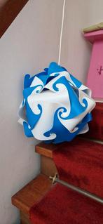 Lamp blauw wit 40 cm doorsnee gratis, Ophalen of Verzenden