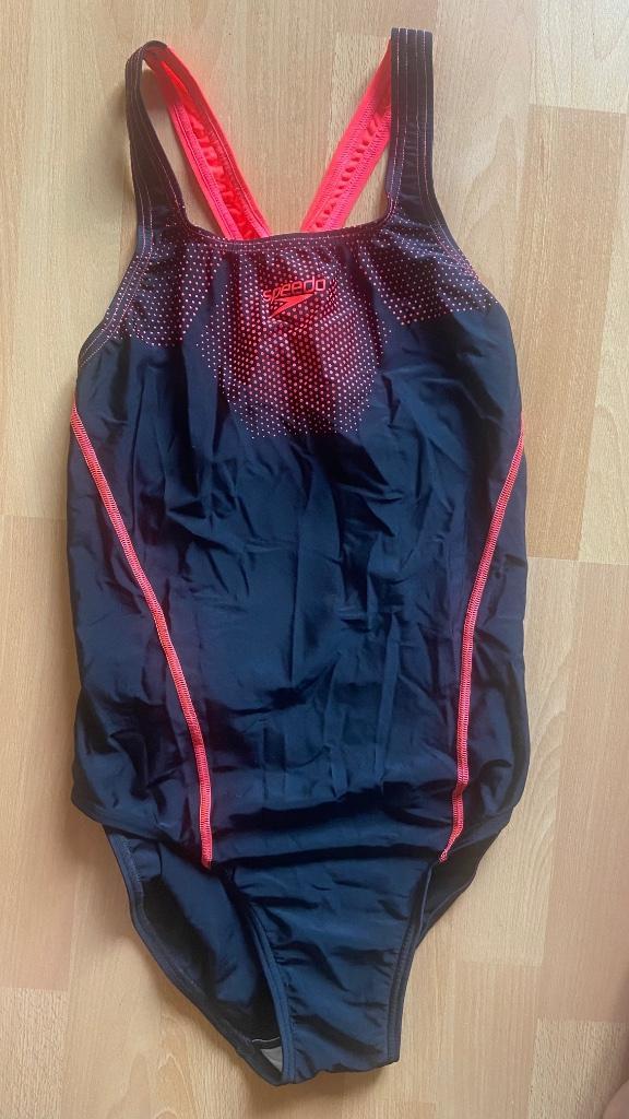 Badpak Speedo maat 42 (Moet weg!), Kleding | Dames, Badmode en Zwemkleding, Zo goed als nieuw, Badpak, Zwart, Ophalen of Verzenden