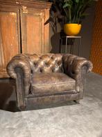 Klassieke chesterfield fauteuil Zgan, Ophalen of Verzenden, Zo goed als nieuw, Klassiek Chique Stoer, 100 tot 125 cm