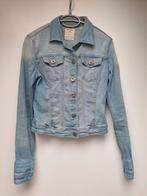 Denim spijker jas Bershka - maat XS 34, Kleding | Dames, Jassen | Zomer, Blauw, Maat 34 (XS) of kleiner, Gedragen, Bershka