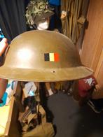 Belgische brodie, Verzamelen, Militaria | Tweede Wereldoorlog, Ophalen of Verzenden, Landmacht, Overige gebieden, Helm of Baret