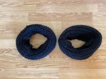 2x heerlijke loopsjaal / col Nieuwstaat! Zwart beschikbaar voor biedingen