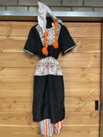 2x Boerinnen jurkje met muts en oranje vlechten, Kleding | Dames, Ophalen, Carnaval, Zo goed als nieuw, Kleding