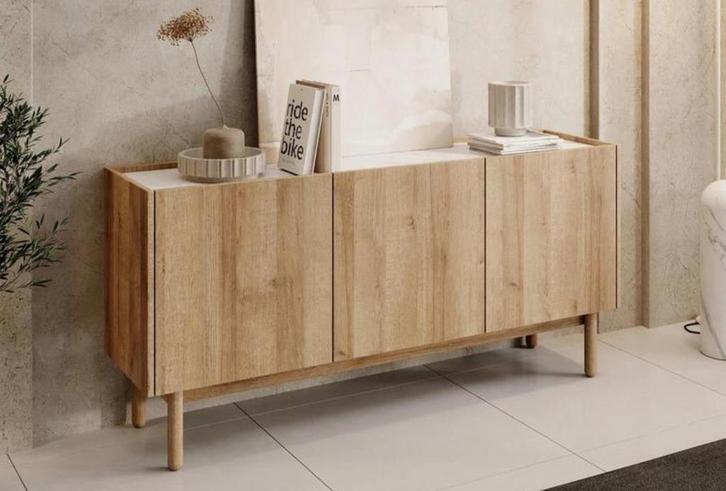 Cayenne Dressoir - Eiken - Zo goed als nieuw!, Huis en Inrichting, Kasten | Dressoirs, Zo goed als nieuw, 100 tot 150 cm, 25 tot 50 cm