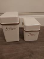 Bewaardoosjes /voorraadbussen Suiker en Thee merk- Coppia, Huis en Inrichting, Keuken | Keukenbenodigdheden, Ophalen of Verzenden
