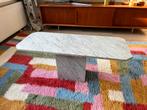 Vintage marmeren salontafel, Huis en Inrichting, Tafels | Salontafels, Ophalen, Overige materialen, Minder dan 50 cm, Gebruikt