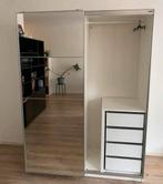 IKEA PAX Kast - 150x66x201 - Spiegeldeuren - AL GEDEMONTEERD, Ophalen, Zo goed als nieuw, 50 tot 75 cm, 200 cm of meer