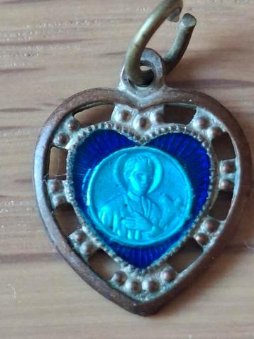 Vintage Scapuliertje Hartvormig beschikbaar voor biedingen