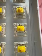 78 st. Gateron G pro yellow switches, Computers en Software, Toetsenborden, Gaming toetsenbord, Ophalen of Verzenden, Zo goed als nieuw