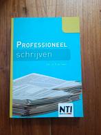 Boek professioneel schrijven van NTI, Ophalen of Verzenden, Zo goed als nieuw