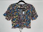 seven sisters bloemen crop top zomer shirt mt S nieuw, Seven Sisters, Paars, Ophalen of Verzenden, Zo goed als nieuw