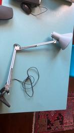 Vintage bureaulamp architectenlamp metaal, Ophalen, Gebruikt