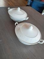 2 Schalen Engels Porselein Marlborough Servies Koopje €15, Ophalen, Zo goed als nieuw, Bord(en), Overige stijlen
