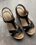 Sandalen bleu box maat 37 met sleehak, Ophalen of Verzenden, Zo goed als nieuw, Sandalen of Muiltjes