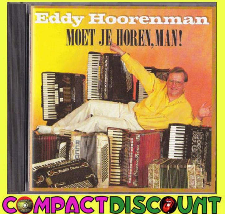 CD Eddy Hoorenman - Moet Je Horen Man / Mokum Accordeon, Cd's en Dvd's, Cd's | Instrumentaal, Zo goed als nieuw, Ophalen of Verzenden