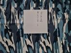 Blauw camouflage motief katoenen tricotstof 105x150 cm, Ophalen, Blauw, 120 cm of meer, Nieuw