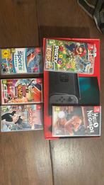 Nintendo switch met spellen, Spelcomputers en Games, Spelcomputers | Nintendo Switch, Ophalen, Zo goed als nieuw, Met 2 controllers